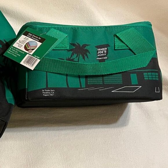 NEW - Trader Joe’s Mini Insulated Cooler Bag - Green - Picture 9 of 11